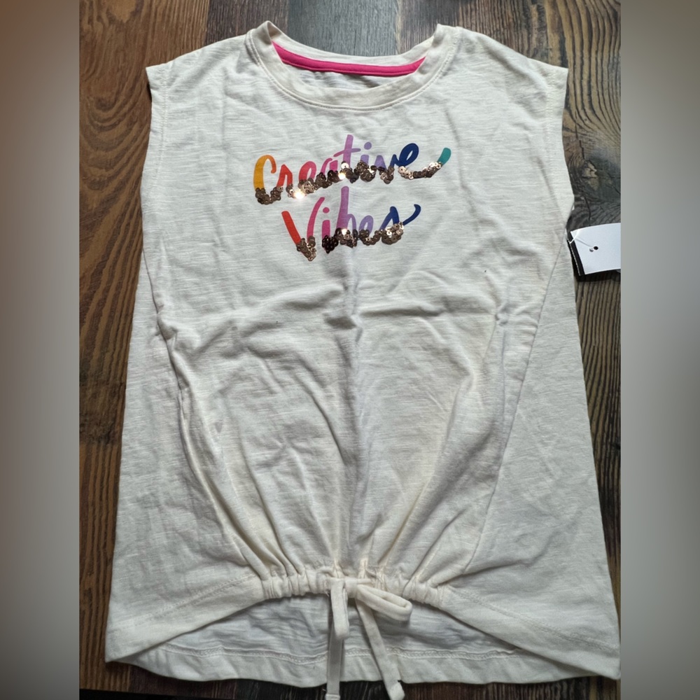 NWT Cat & Jacks Size 6/6x Sleeveless Shirt